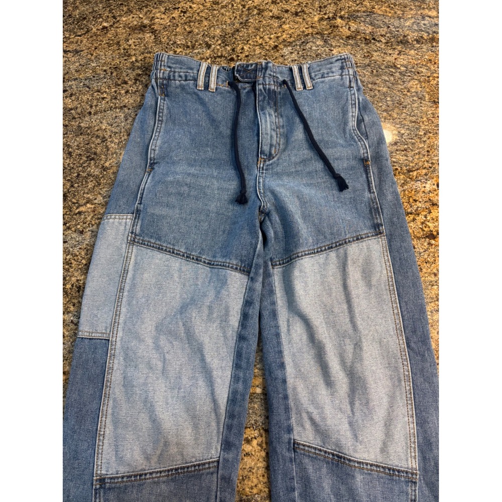BDG Urban Outfitters Womens Denim‎ Jeans Patchwork Drawstring Joggers Pants Sz S